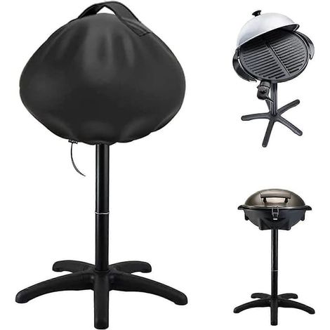 Housse de barbecue ronde et imperméable de 50 x 45 cm (1/5)