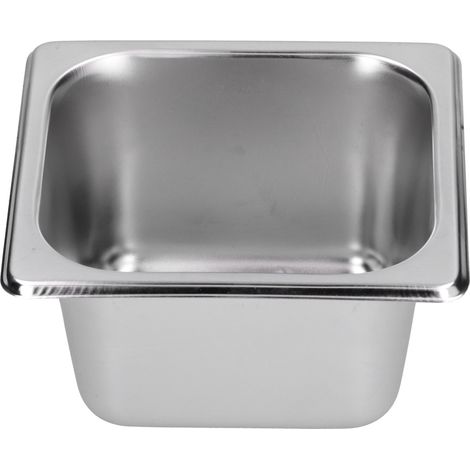 Stainless Steel Basin Food Bowl Buffet Basin Insulation Counter Basin for Home Canteen Meal Hotels Kitchens