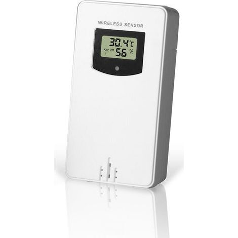 Temperatur- und Feuchtigkeitssensor, Hygrometer, elektronisches Digitalthermometer für den Innen- und Außenbereich, mit Wetterstationen (1/5)