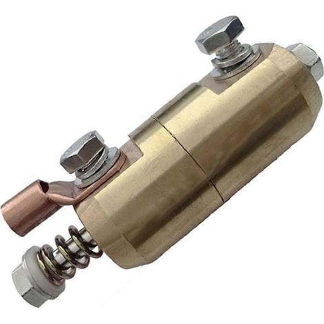 Adaptateur de pince de mise à la terre pour soudage 1200A, connecteur de mise à la terre en laiton rotatif à 360 degrés, compatible avec le soudage MIG, TIG et plasma. (1/5)