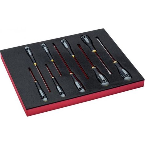 Tournevis Bahco fit&go 2/3 insert mousse marquage laser