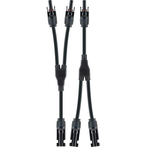 Schwaiger Solarkabel-Adapter-Set 2in1 20cm Solarenergie-Zubehör (1/5)