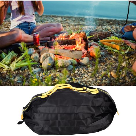 Sac Shopping Oxford - Tote Folding Reusable - Grande Capacité Imperméable Portable - 40x40cm Noir (1/5)