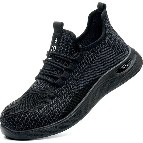 Chaussures de sport respirantes pour hommes, bottes de travail résistantes aux perforations et aux chocs, chaussures de sécurité, bottes tactiques 44 (1/5)