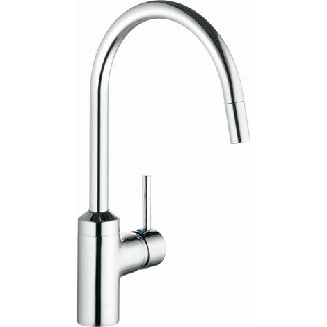 Fregadero Bozz con caño cromado extraíble. (1/3)