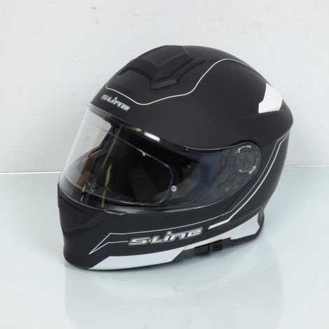 modulierbarer Integralhelm schwarz matt s-line s550 für Mann und (1/5)