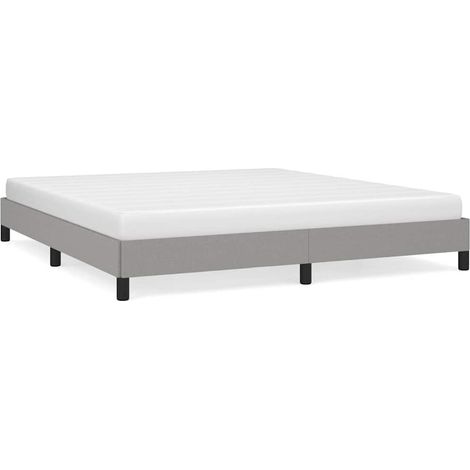 Maison Exclusive - Giroletto senza Materasso Grigio Chiaro 180x200 cm Tessuto (1/5)