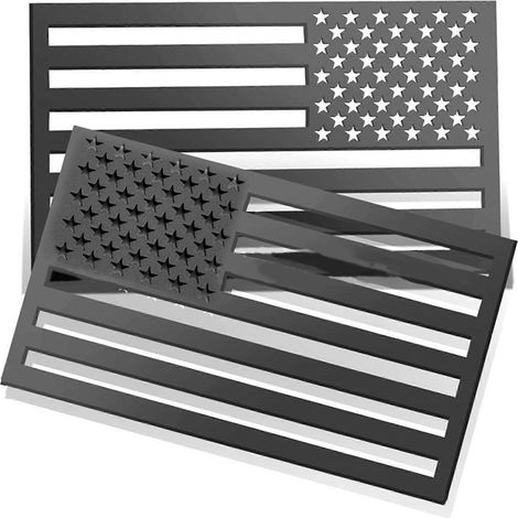 Autoaufkleber 3D-Stereo-Fensteraufkleber für kreative Dekoration mit amerikanischer Flagge (1/5)