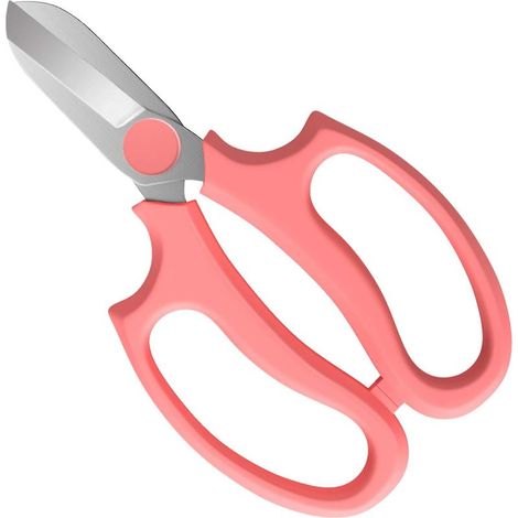 Sécateur/ciseaux à greffer en acier de haute qualité, pour jardinage professionnel, idéal pour le rangement des plantes et l'entretien du jardin - Rose - 1 pièce (1/5)