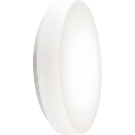 Drum bayonet parete/soffit. ø.300x100mm. 1xe27 52w hs-ip20- bianco, vtr.bianco (1/4)