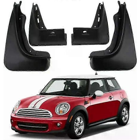 Bavettes garde-boue de haute qualité (4 pièces) pour Mini Cooper ONE R56 (2008-2014) - Garde-boue, bavettes et élargisseurs d'ailes (1/5)