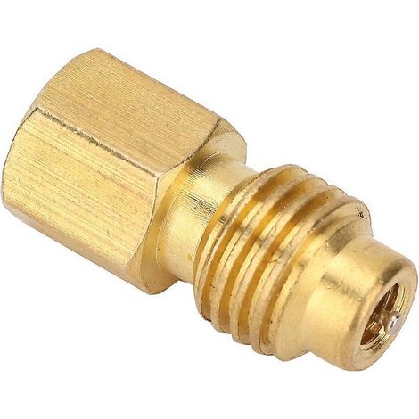 Adaptateur 1/4SAE femelle vers 1/2ACME mâle pour climatiseur automobile R134A (1/5)