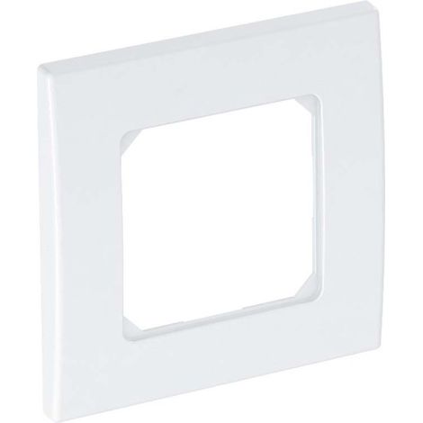 OBO Bettermann Cadre de recouvrement Insertion centrale 50, 1 élément 84x84mm polycarbonate blanc pur RAL 9010, 6119392