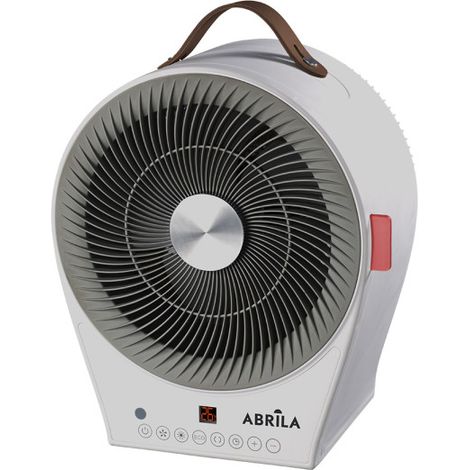 Termoventilador Eléctrico 2 en 1 Maraja Blanco/Gris 2000W 2 Potencias 4 Funciones Display Temporizador (32x27x21cm)