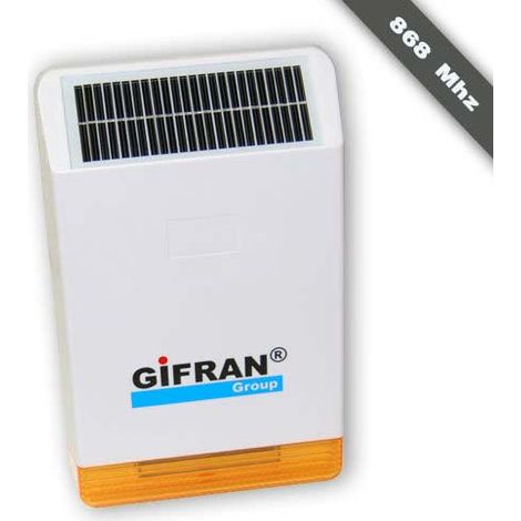 Sirena ad energia solare per antifurto casa senza fili