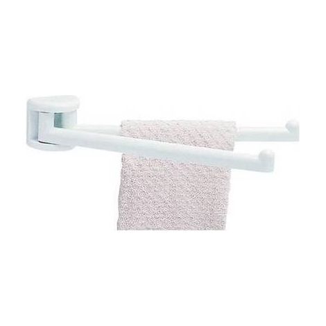 PORTA ASCIUGAMANI CON BRACCI A SNODO SERIE LINEA Bianco METAF