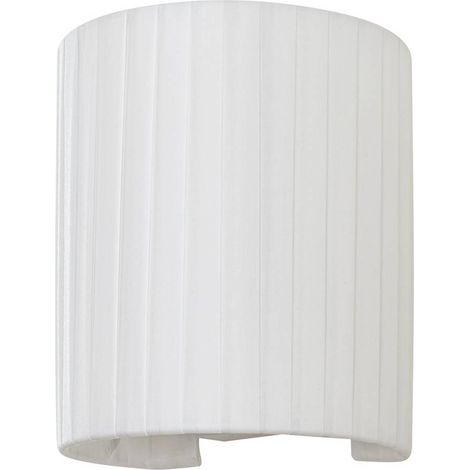 Wall Lightdimmable 'Virelle' made of Textile for Hallway (1/5)