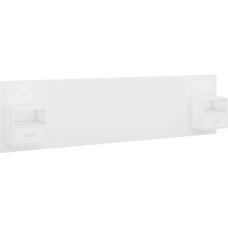 Maison Exclusive - Cabecero de cama con mesitas madera contrachap (1/5)