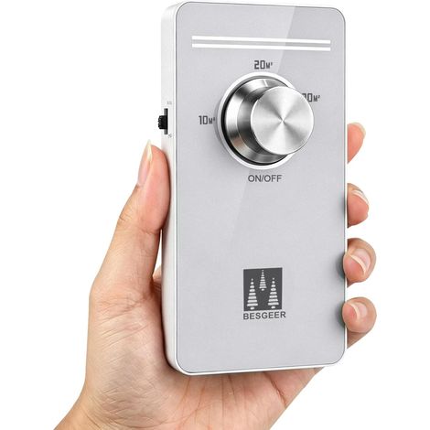 Purificateur d’Air à Ozone pour Maison, Salle de Bain et Animaux – Argent Purificateur à ozone pour réduire les odeurs dans la maison, salle de bain et zone animaux compact, efficace et simple (1/5)