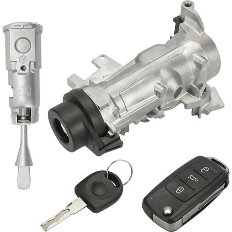 Contacteur d'allumage 1K0905851B pour Golf PLUS 5 6 Altea A3 Clés Télécommandées, Cylindre de Serrure de Porte, pour Q3 TT Caddy EOS Touran Tiguan Beetle Scirocco Seat Leon Octavia (1/5)