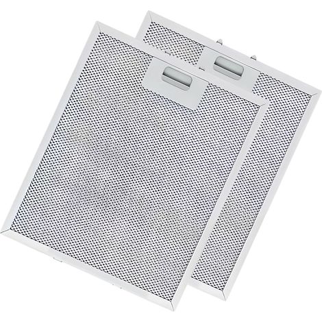 2 Pièces Grille Hotte Aspirante 320 x 260 x 9 mm, Filtres à Graisse en Métal Dispose de 5 Couches de Filtrage, Cooker Hood Metal Grease Filter en Alliage D'aluminium, pour Hottes de Cuisine (1/5)