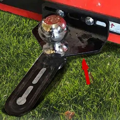 Attelage Universel - Pour Tondeuse À Zéro Tour - Récepteur 4,5 À 14,5 Cm - Métal - 1 Pièce