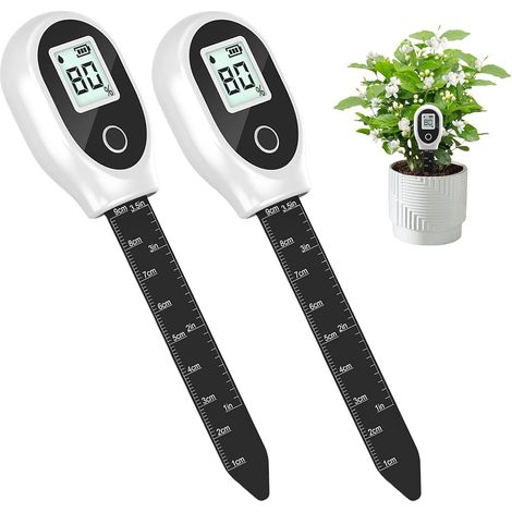 Capteur Testeur De Sol: Lot De 1 Humidimètre De Sol Hydromètre, Testeur Humidité Plante pour Extérieur Et Intérieur, Grandes Plantes en Pot,Fleurs (1/5)