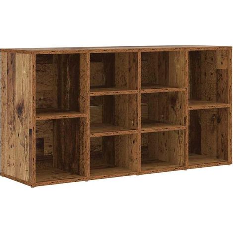 Tabouret à chaussures avec étagère, bois style antique, 103 x 30 x 54,5 cm (1/5)