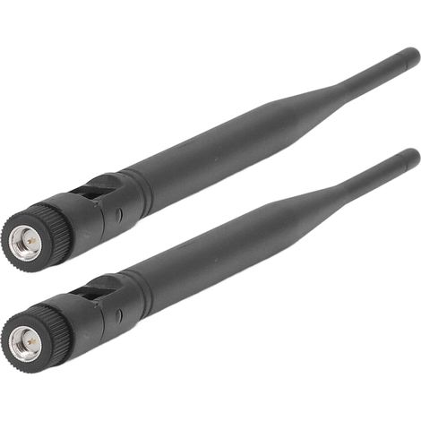 Lot de 2 antennes pliables ABS gain élevé sans fil embase SMA femelle pas intérieur pour 433M (1/5)