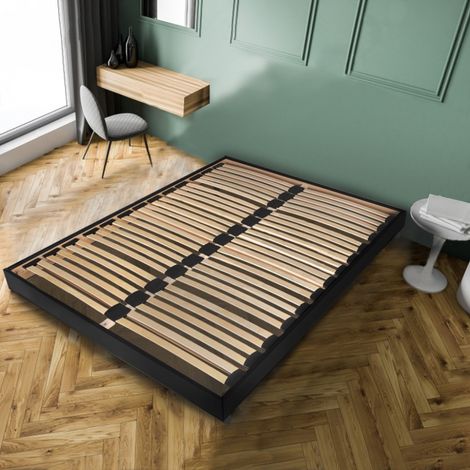 Sommier sur pied SOMKIT 140x190 / Noir/ 188x139x29