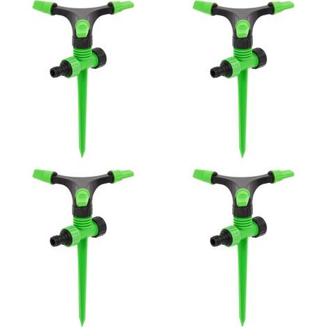 Arroseurs rotatifs, lot de 4, vert et noir, 16 x 13,5 x 25,5 cm, ABS PP (1/5)