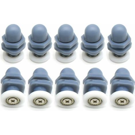 Lot de 10 rouleaux de porte de douche 20 mm (1/2)