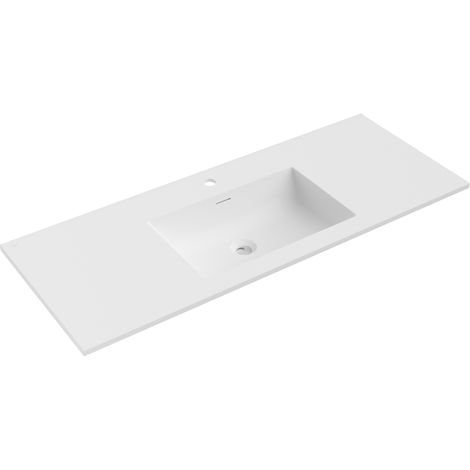 Mexen Otis Einbauwaschbecken 121 x 46,5 cm, mattweiß - 25181201