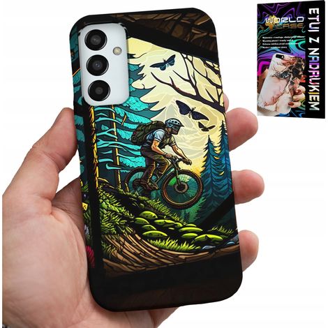 Custodia per Samsung Galaxy M23 - bici, spedizioni estreme nella foresta (1/5)