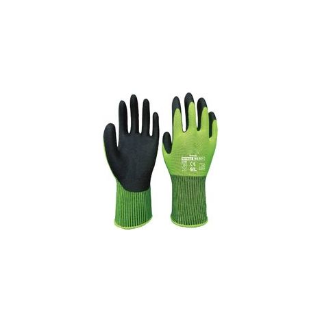 Lot de 3 gants en nitrile pour jardinage, manutention et emballage, style 2 (1/5)