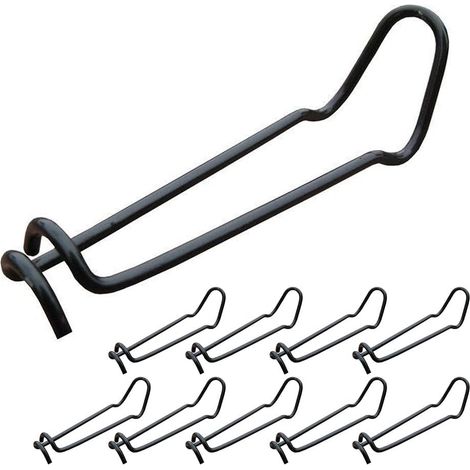 Lot de 20 clips de connexion pour piquets de jardin uniquement compatibles avec les tuyaux ronds de 16 mm de diamètre