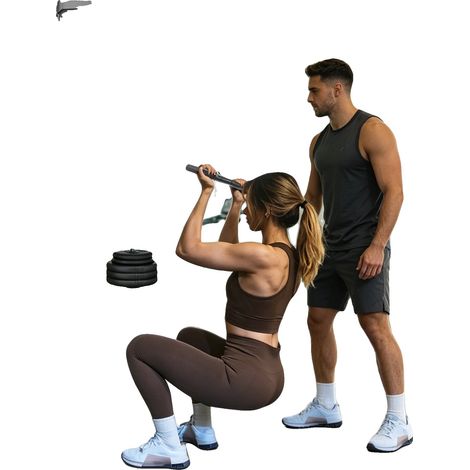 Fitness Seilzug-Set, Tragfähigkeit 150kg/330,69lbs, Seillängen 1,8m/5,91ft & 3,5m/11,48ft, Abmessungen 4417cm/17,326,69in, Längen der Zugstange (1/5)