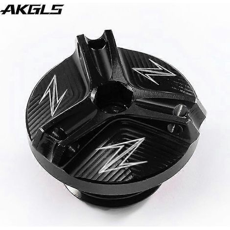 Accessoires de protection pour bouchon de remplissage d'huile moteur et bouchon de réservoir de carburant pour Kawasaki Z900, Z650, Z800, Z400, Z1000, Z1000r, Z1000sx, Z900rs et Z125. (1/4)