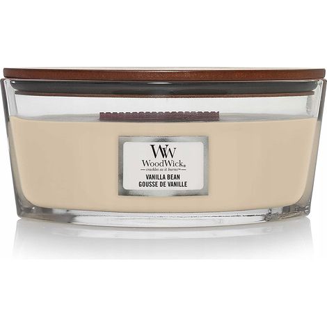 Vela WoodWick de vainilla 453,6 g Ellipse (1/2)