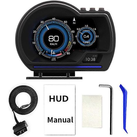 AP-6 Auto-HUD OBD2 GPS Head-up-Display Geschwindigkeitsmesser Alarm
