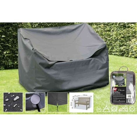 Schutzhülle Gartenbank, Abdeckhaube, wetterfest & wasserdicht, 120x78x80cm