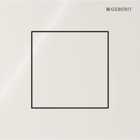 Geberit Betätigungsplatte Typ 40 für Urinalsteuerung, eckig, pneumatisch, 12,5x12,5x0,4cm, Sandgrau, 246119JL1 (1/5)