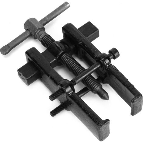 Extracteur à deux bras acier chrome-vanadium démonte roulement vélo outil manuel 75 mm 3 pouces (1/5)