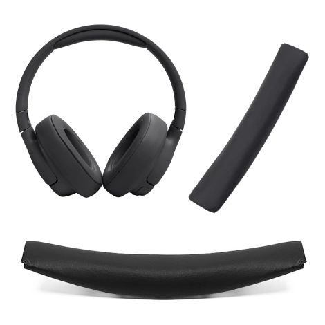 Coussinets de rechange en mousse pour arceau Alogy compatibles avec les casques JBL T450, T500 et T600BT (noir) (1/5)