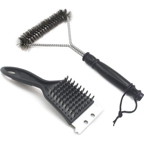 Edelstahlbürsten und -schaber für Grill und Backofen