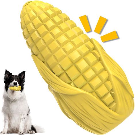 Jouet à mâcher pour chien - Jouet interactif - Massage des dents - Soin dentaire - Pratique - Jouet de nettoyage des dents indestructible - Pour les chiens qui aiment mâcher - Convient aux chiens de p (1/4)