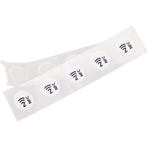 30 wasserfeste PVC-NFC-Tags, programmierbare 504-Byte-Aufkleber für TagMo Phone, Weiß (1/5)