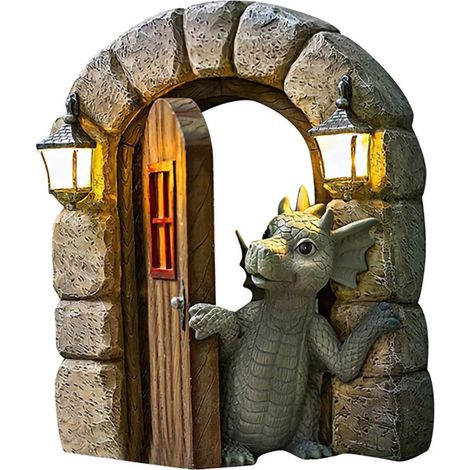 Dinosaurierfigur aus Kunstharz, lebendiges und niedliches Design, kompakte Größe, attraktive Dekorationsfigur W111 (1/5)
