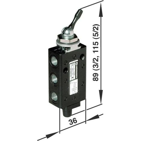 IMI Norgren 03040302 Válvula neumática de aluminio 10 bar