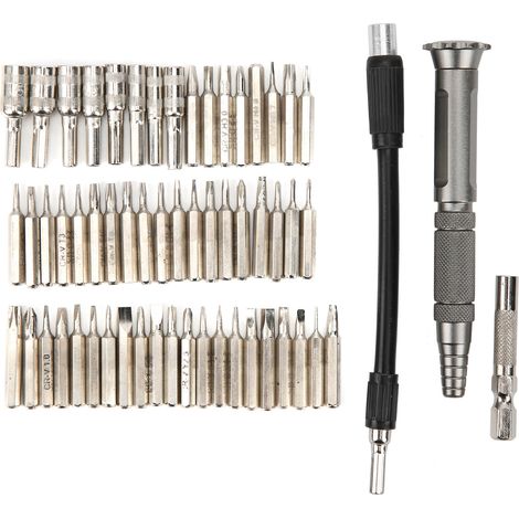 Kit de 59 tournevis multifonction pour réparation télécom et bricolage manuel (1/5)